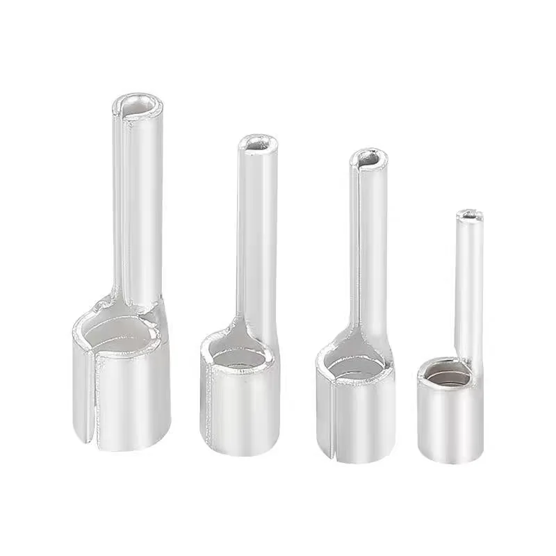 

Pin shaped bare terminal PTN1.25/2/5.5-13/10 tin-plated brass Pin line nose Electrical wire Non Insulated Splice Lug Connector