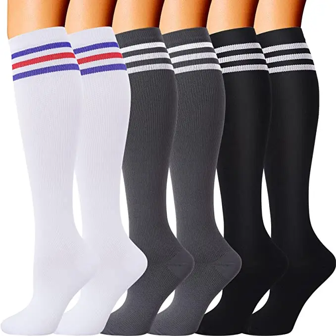 Running New Compression Socks Soccer Stockings 20-30 Mmhg Men Women Sports Socks For Marathon Cycling Football Varicose Veins