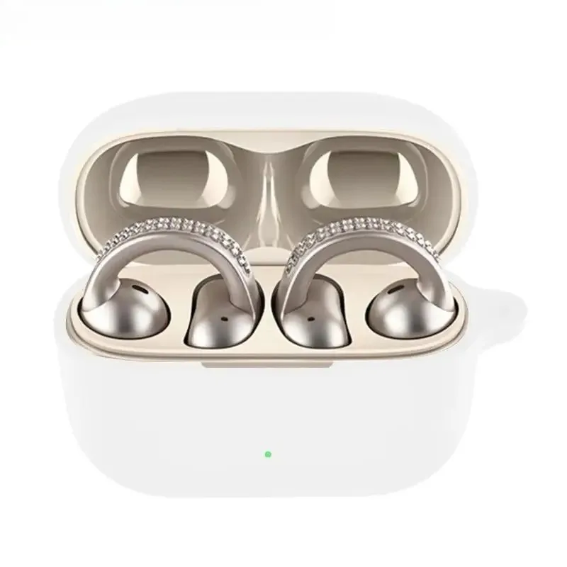 

Flexible Soft Silicone Protector Case Housing， For MOTO Buds Clip Earbud Shockproof Cover Scratch Resistant Sleeve