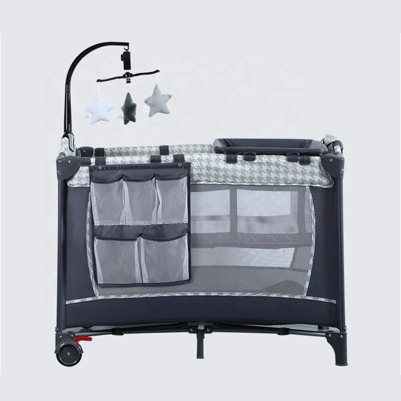 

OEM 2023 cheap Baby product manufacturer Baby bassinet in stock Multifunctional luxury crib removable with wheels for newborns