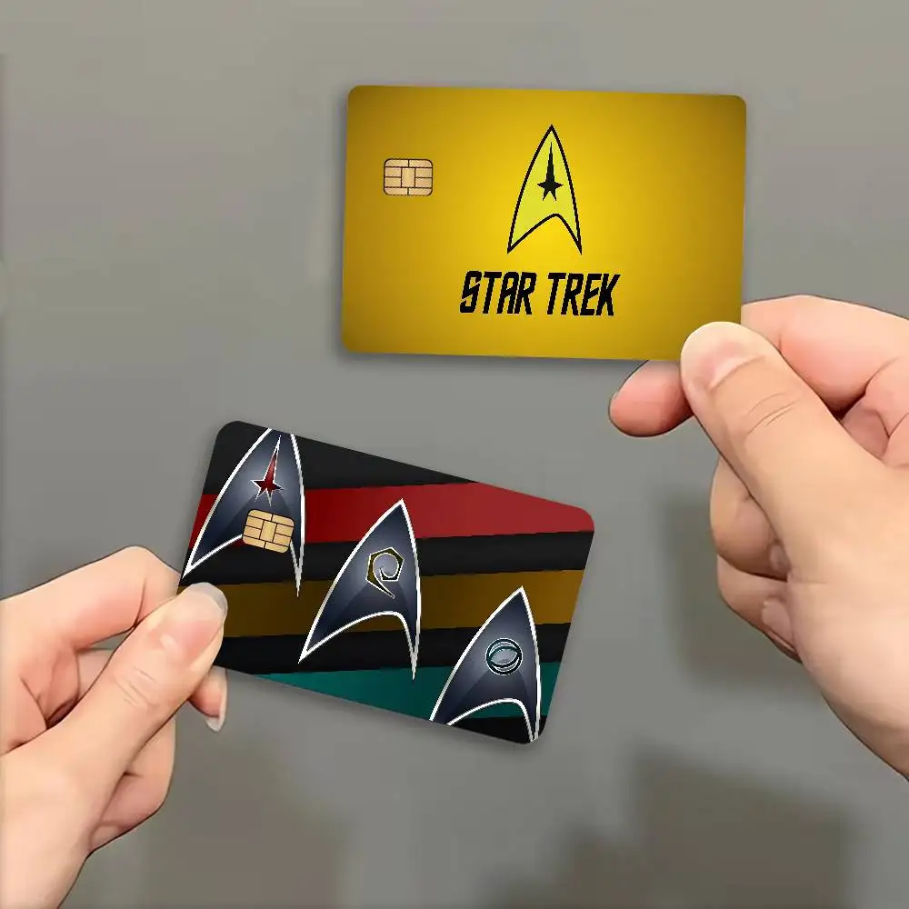 S-Star T-Trek Game Anime Sticker Film Skin Cover Case for Small Large No Chip Debit Credit Card Front Side view 4