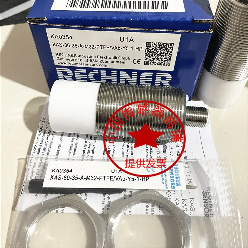 RitchiNeng Capacitive Proximity Switch KAS-80-35-A-M32-PTFE/VAB-Y5-1-HP in Stock Popular Industrial Sensor