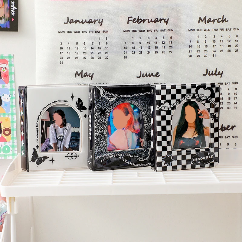 Mini 3Inch Album Photo Photocard Holder Photo Album Storage Book Binder Photo Card Holder Card Collect Book Picture Protector