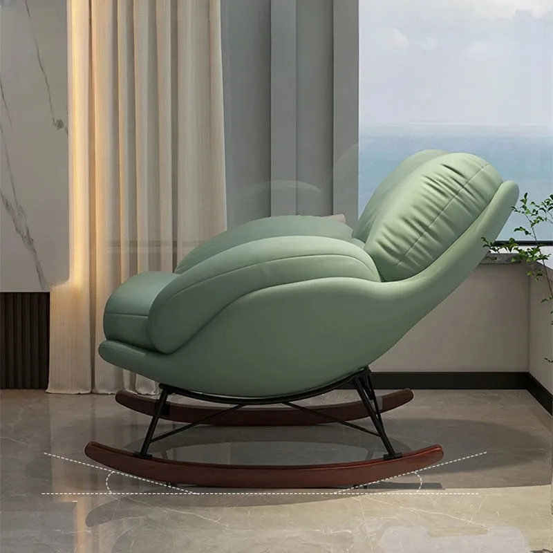 

Design Luxury Living Room Chairs Designer Art Recliner Lounges Living Room Chairs Rocking Adult Silla Mesedora Bedroom Furniture