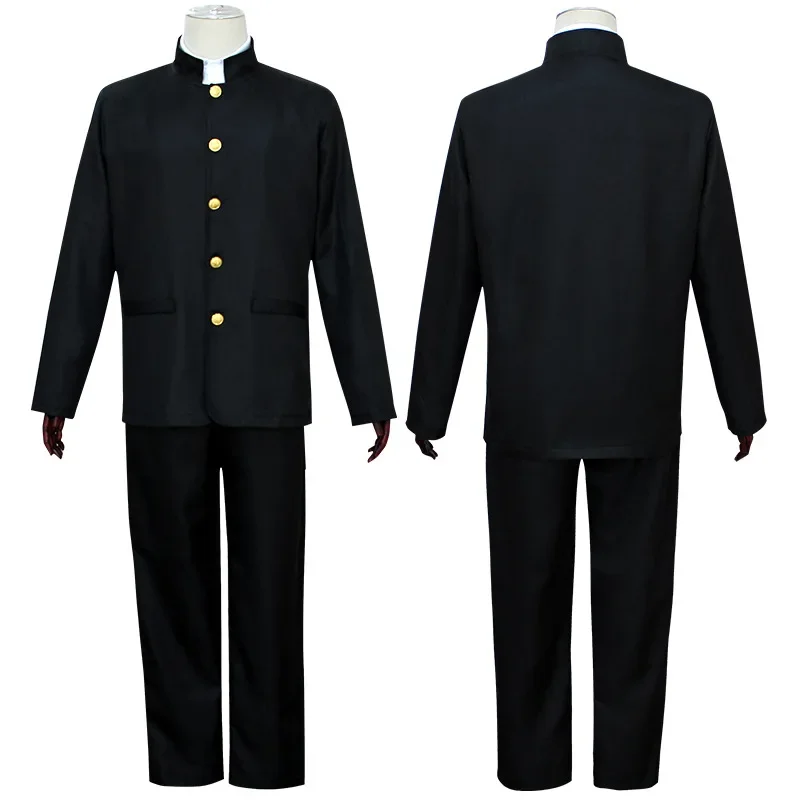 Mob Psycho 100 Mobu Saiko Hyaku Kageyama Shigeo Cosplay Costume  Men Daily Casual black Gakuran Suits Coat Pants School Uniform