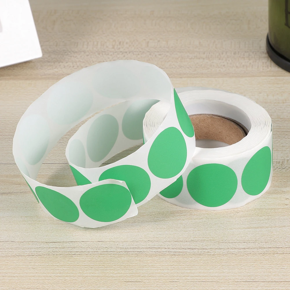 

2 Rolls Decorative Mark Stickers Label Adhesive Beautiful Decals Fashion Sign The Circle