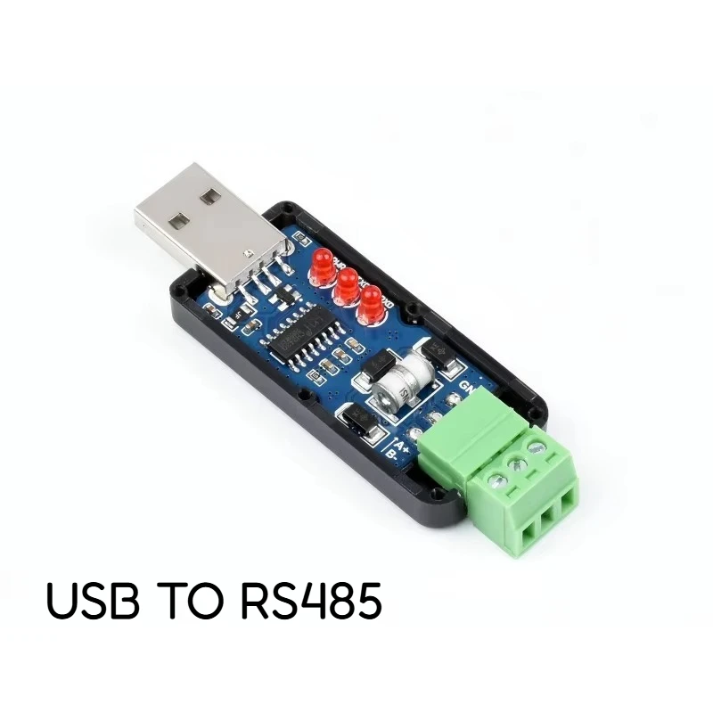 Waveshare Industrial USB TO RS485 Bidirectional Converter, Onboard original CH343G, Multi-Protection Circuits