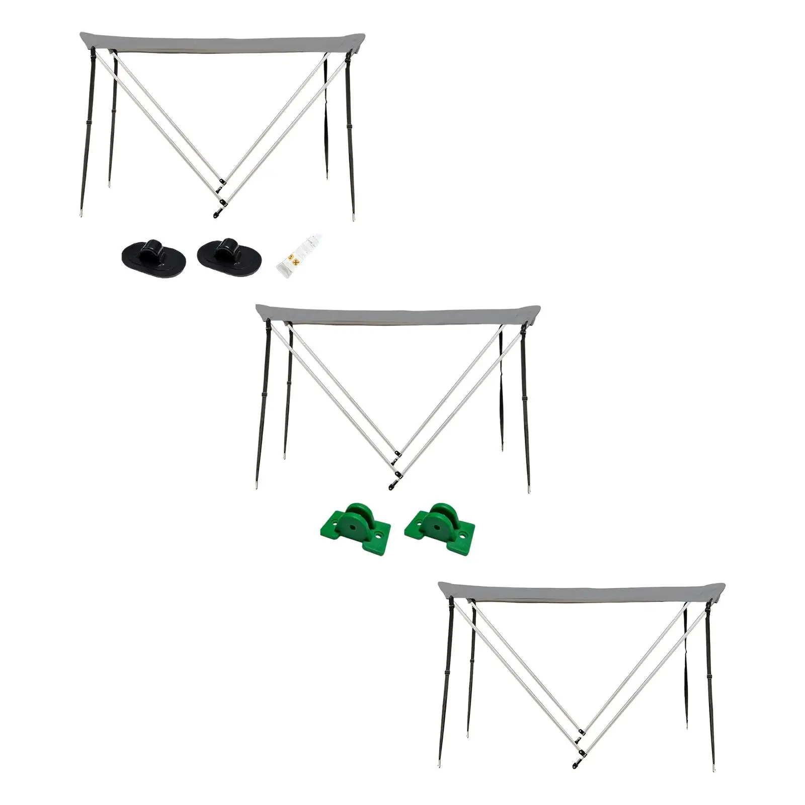 

Inflatable Boat Canopy Waterproof Universal Bimini Top Replacement Cover