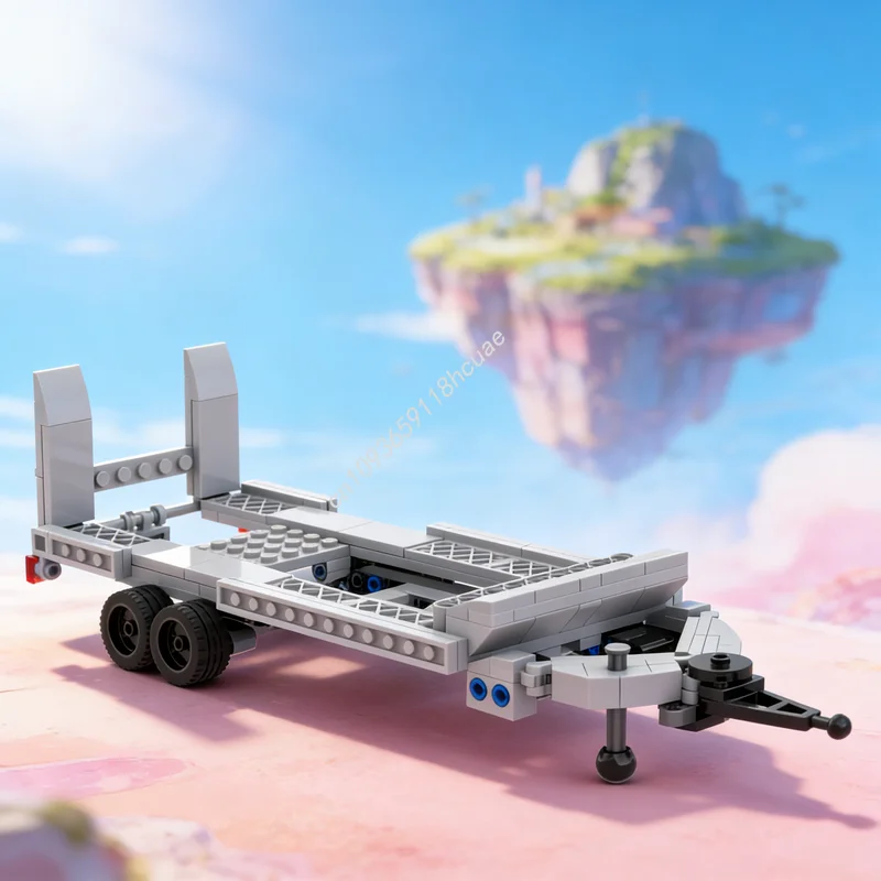 

161pcs MOC Car Trailer City Champions Model Building Blocks Construction Toy DIY Assemble Creative Christmas Gift Idea Education