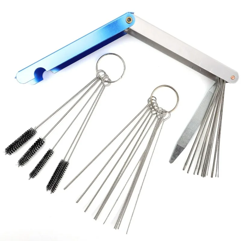 

Набор для чистки карбюратора: щетки и иглы для удаления нагара и загрязнений из форсунок автомобилей, мотоциклов, мопедов, скутеров, квадроциклов