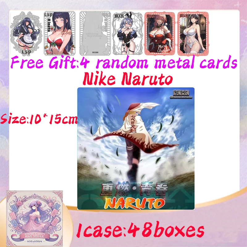 2025 Newest Nikke Naruto Hobby Collection Card Toys Game Board Doujin Booster Box Birthday Gifts Kids Table Battle Card