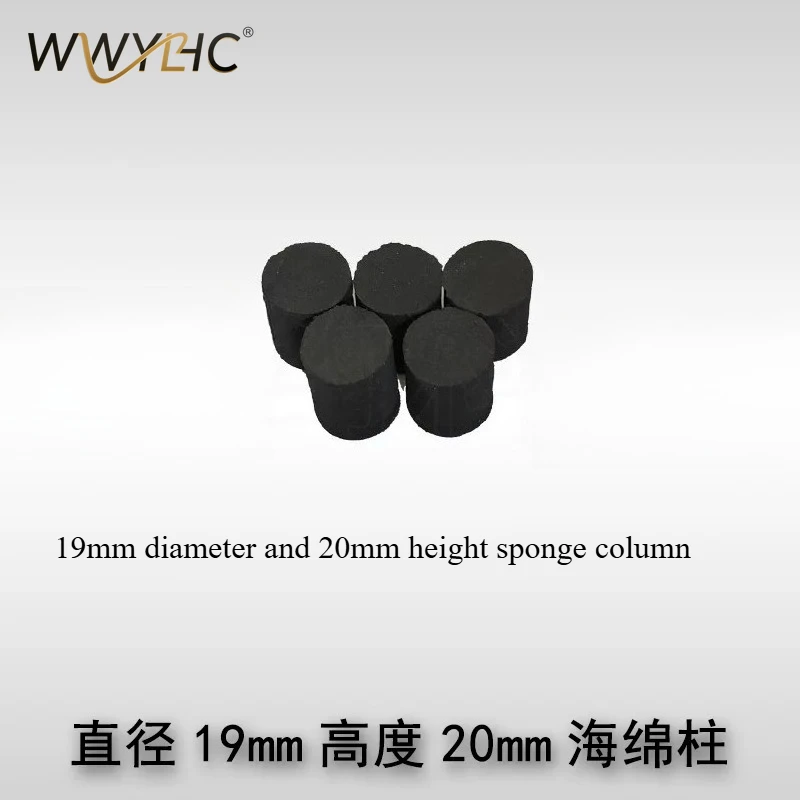 Electric Drum Trigger, Sponge Column 19 * 20mm, DIY with Adhesive Backing, Sponge Cone