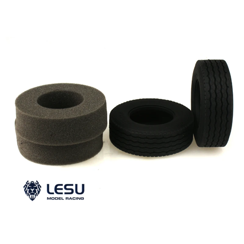 

1Pair LESU Model Part Rubber Tires D 1/14 RC Tamiyay Tractor Truck DIY Car Outdoor Toys TH02598