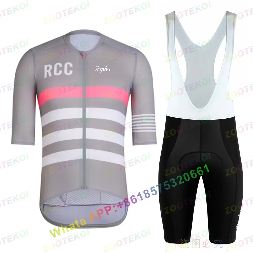 Roiphoi RCC Cycling Jersey Set MTB Maillot Summer Short Sleeve Cycling Clothing Road Bike Shirts Suit Bicycle Tops Ropa Ciclismo