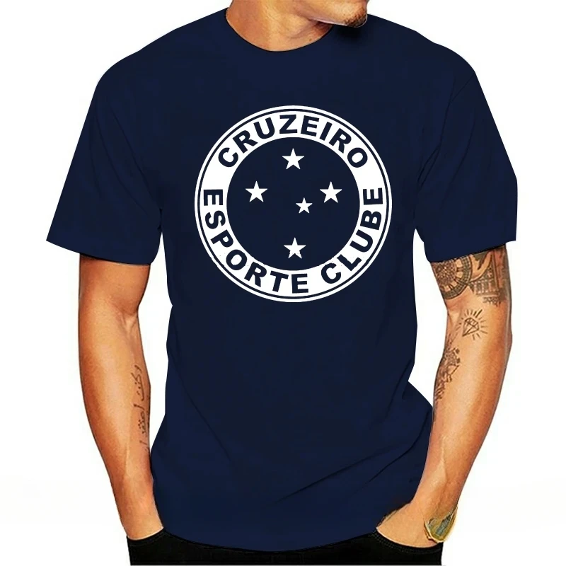 Brasil Mineirao  fans Raposa handmade Men T-shirt Cruzeiro club Rafael Willian Gomes blue Cruzeiro Esporte Clube T Shirt