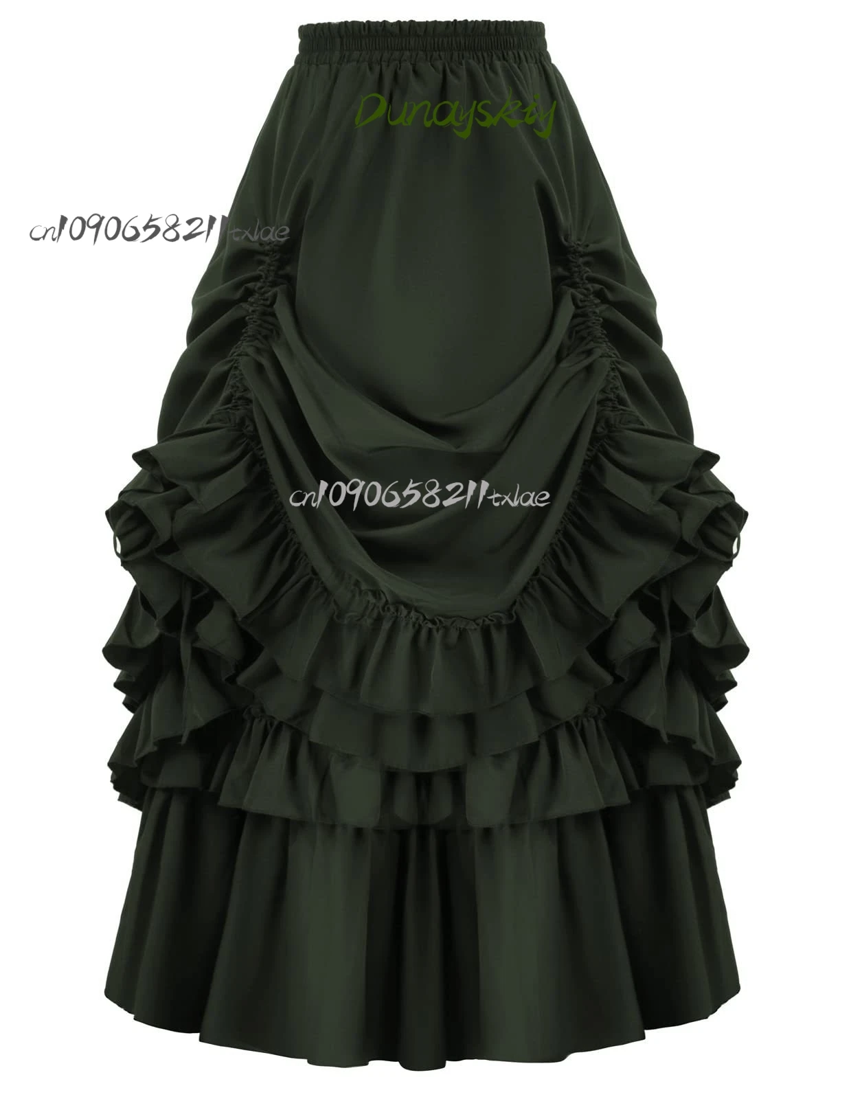 فستان قصير على الطراز القوطي الفيكتوري 2025 - مشد Steampunk بوستير للهالوين/عيد الميلاد