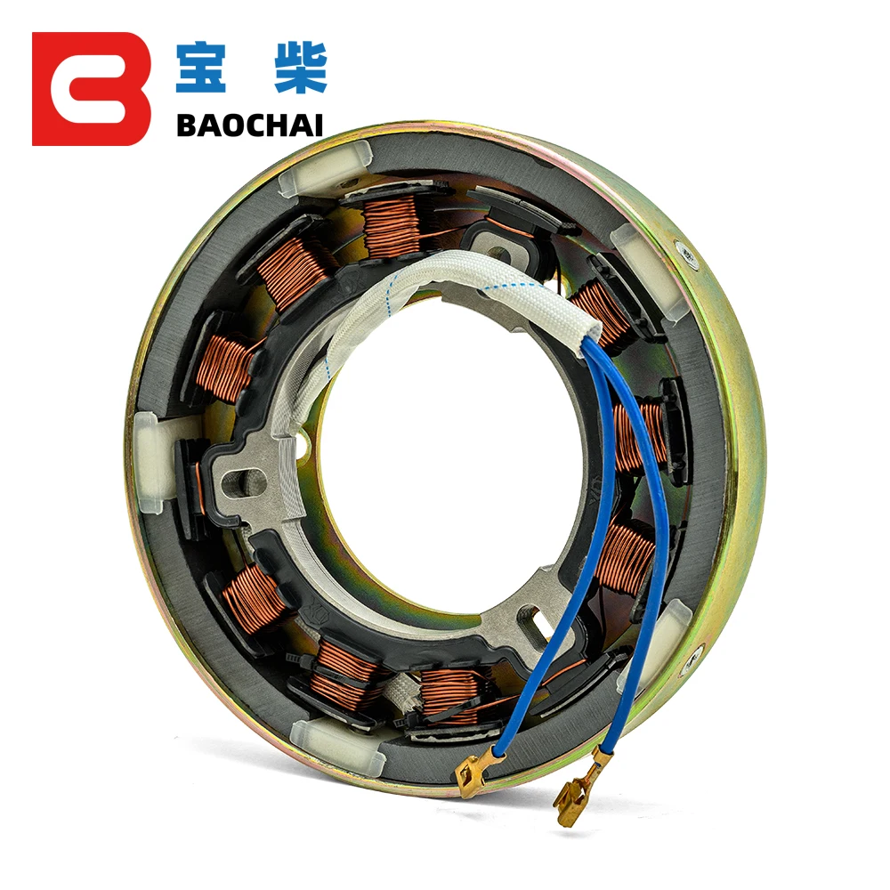 Magneto Stator Flywheel 170F 178F 186F 186FA 188F 192F for Electric Start Single Piston Air-cooled Diesel Engines and Generators