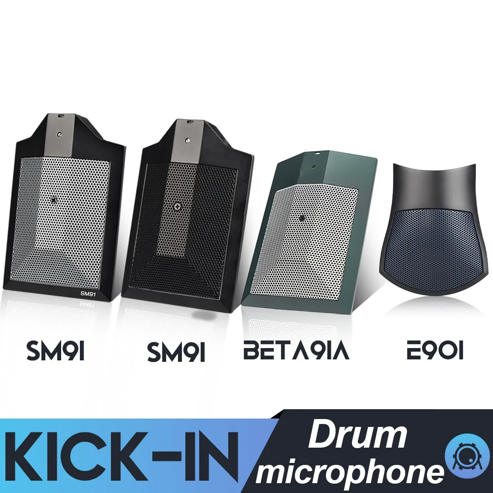 

Mteal Boundary Microphone Series Drum Microphone Kick-in Mic for Recording Low Frequency