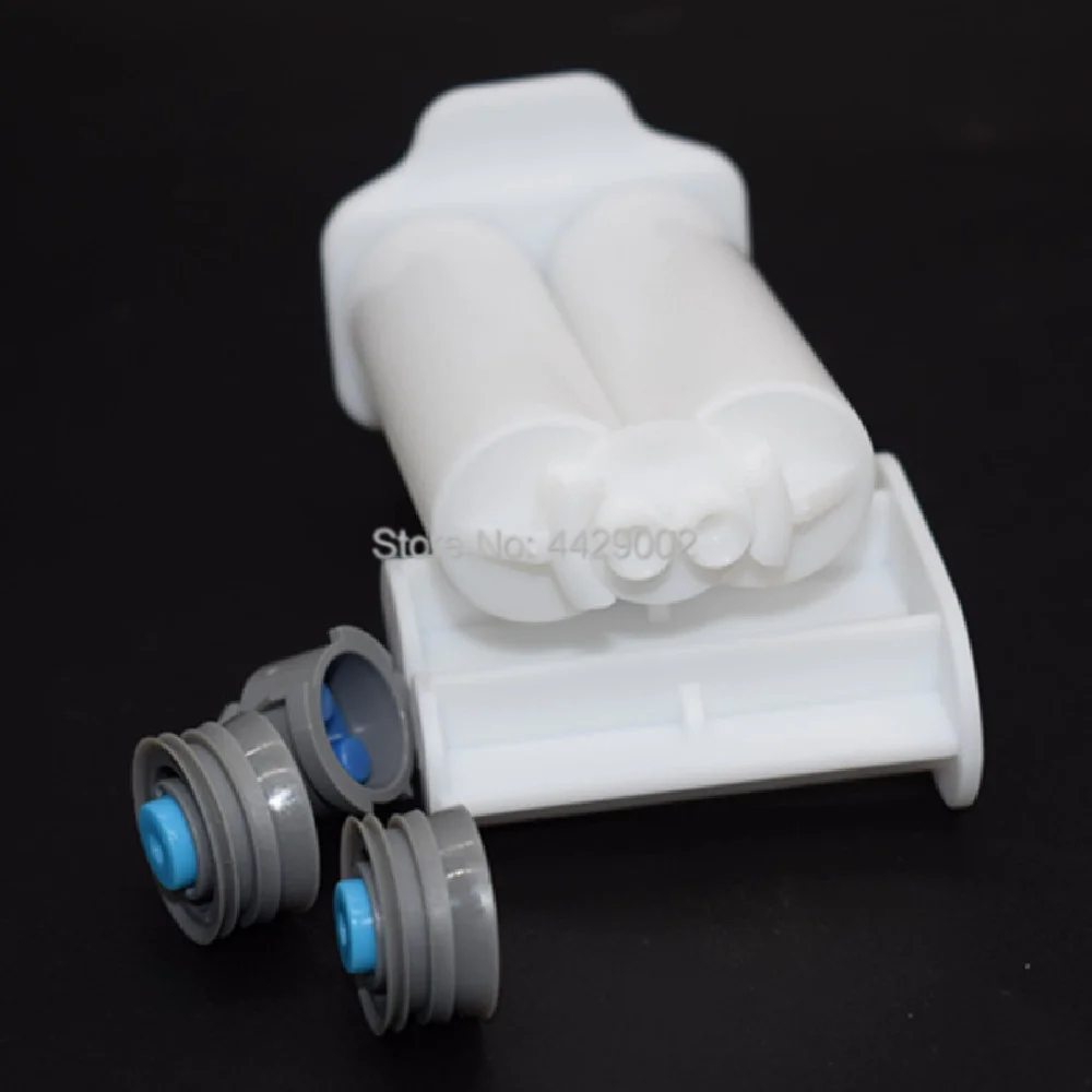 500 Stück 25ml Leere Kartuschen 2-Komponenten 1:1 AB-Klebstoffkartuschen & Handplunger-Werkzeugset zum Befüllen von 2-Komponenten-Epoxidharz AB-Epoxidharzen – Detail 3
