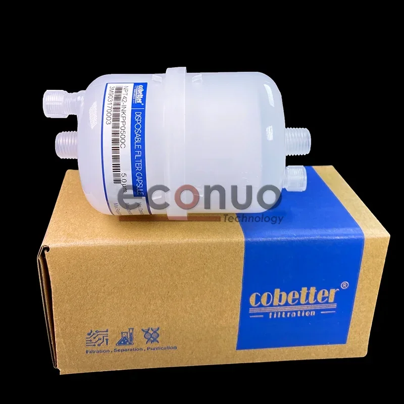 Cobetter ink filter 5 micron capsule ink filters uv resistant NPT42-INKPP0500C 5um for jhf allwin flora epson Inkjet Printer