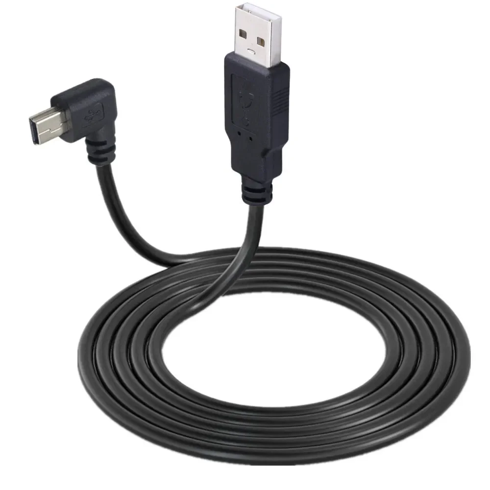 Mini-USB-UP-Down-Kabel links rechts abgewinkelt 90 Grad USB 2.0 auf Mini-USB 5-Pin-Kabel für Kamera MP4 Tablet 0,25 m 0,5 m 1,5 m