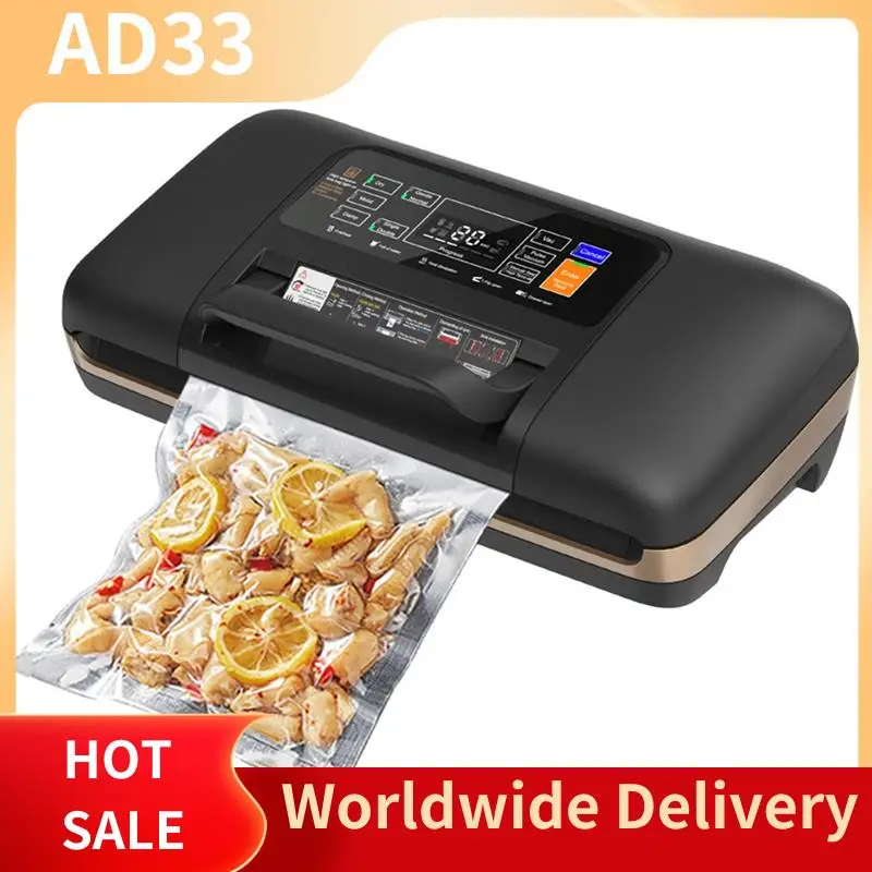 

【A28I Vacuum Sealer Food Vacuum Sealer Machine Powerful Sealing System With Double Heat Seal,Bags Storage, Easy-Lock Handle EU