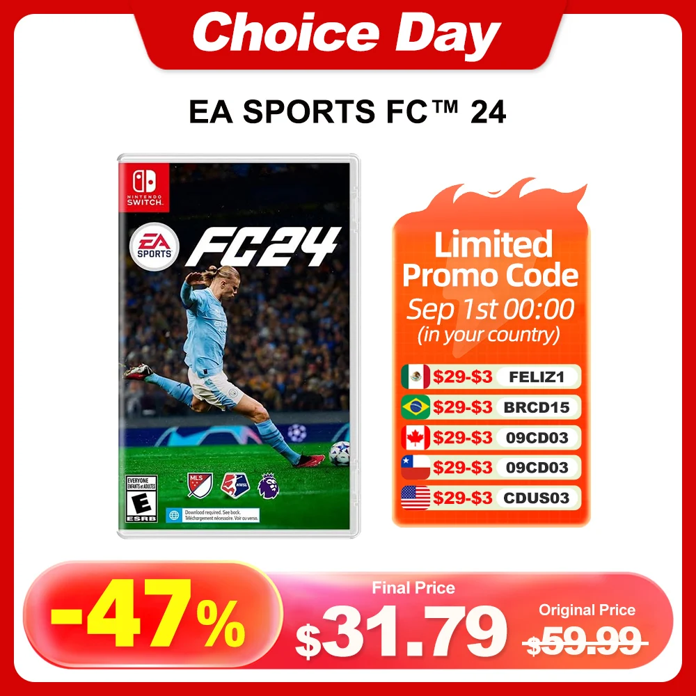 

EA SPORTS FC24 Nintendo Switch Game Deals 100% Official Physical Game Card Sports Genre Soccer Game for Switch Game Console