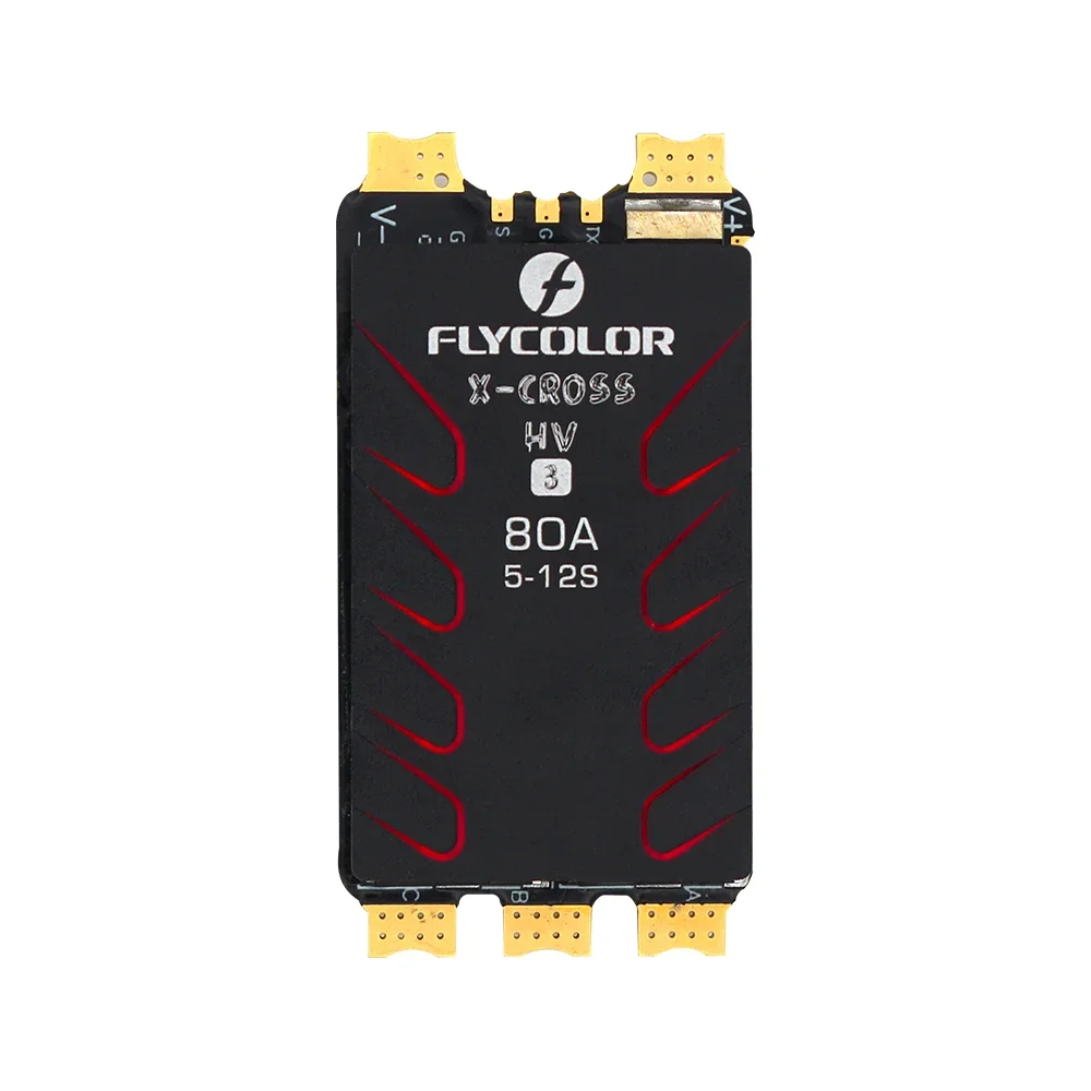 FLYCOLOR X-CROSS HV3 60A/80A/120A/160A ESC 5-12S BLHeli-32 Dshot Proshot 64MHz Controller di velocità a 32 bit per RC FPV Racing Drone