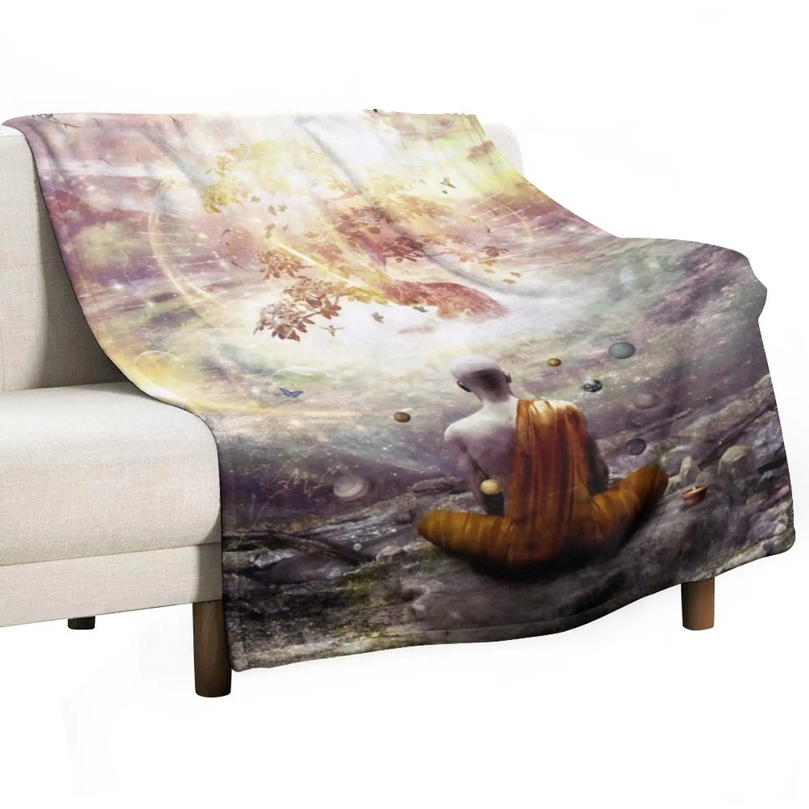 

Nature And Time Throw Blanket Blankets Sofas Of Decoration blankets and throws Flannel for sofa Blankets