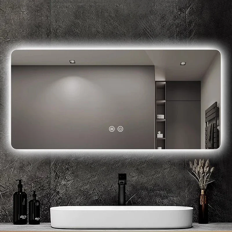 Wall Decoration Mirror For Makeup Room Decor Bathroom Mirrors Big Accessories Large Led Light Recuerdos Bautizo Irregular Full