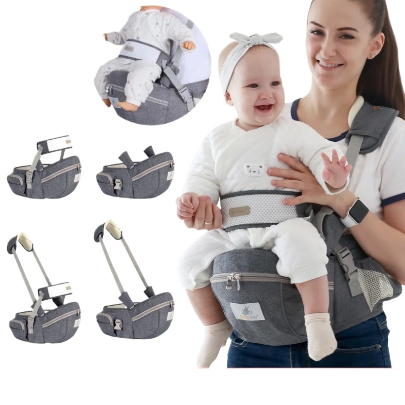 Baby Hip Carrier,Baby Carrier with Adjustable Waistband,Ergonomic Carrier with Non-Slip Hip Seat Surface for Newborns & Toddlers