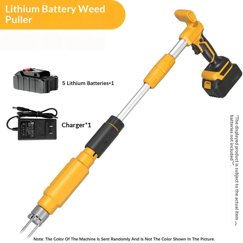 Multifunctional Lithium Battery Electric Lawn Weeder Telescopic Garden Power Tool Portable Efficient Courtyard Gardening Weeding