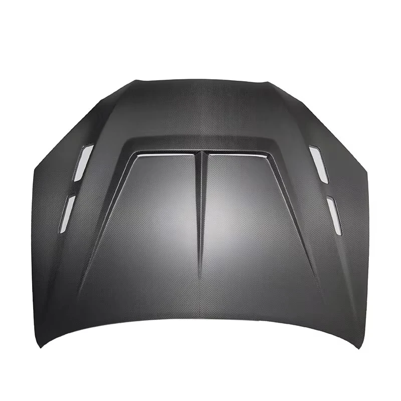 New 2008-2012 Coupe V Style High Quality Carbon Fiber Front Hood with Bolts-Bolt-On Lightweight Design