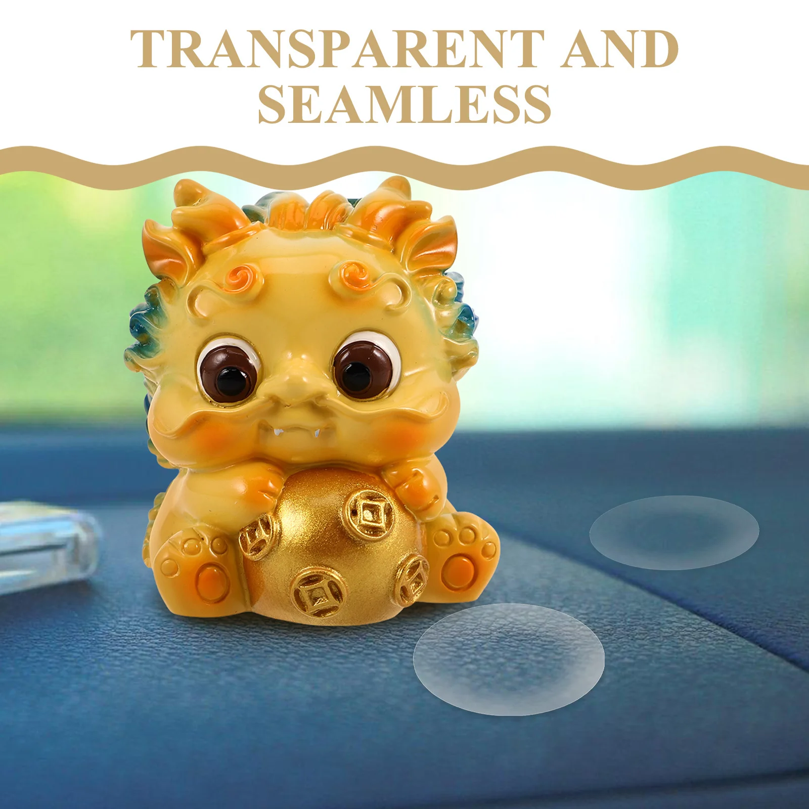 72 قطعة شريط مزدوج الجوانب شفاف نانو لاصق النقاط عالية اللزوجة القابلة للإزالة للسيارة ديكور المنزل مكتب الحرفية واضح تصاعد #2