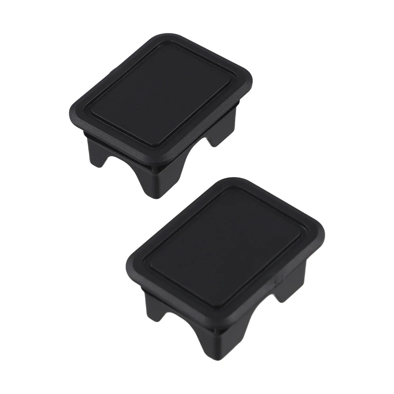 2 Pcs Car Black Plastic Trucks Bed Rail Stakes Pocket Cover Cap Hole Plugs For Dodge For Ram 2019-2023 Car Rail Pile Covers