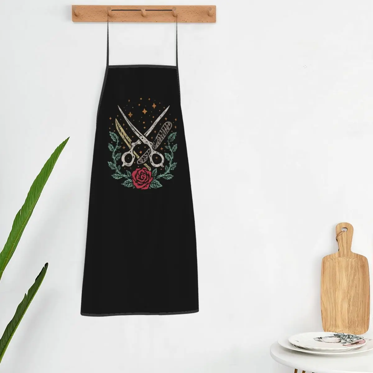 Custom Bib Essential Printing Apron Adult Chef Cooking Kitchen Barber Hairdresser Fashion Trend Hairstyle Tablier Cuisine Baking