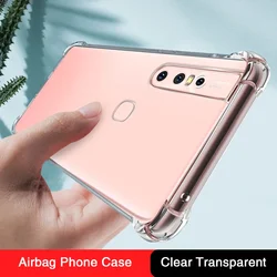 Coque Airbag Phone Case for VIVO V15 Pro V15Pro 1819 1818 Simplicity Soft Clear Silicone Camera Protection Thin Back Cover Funda