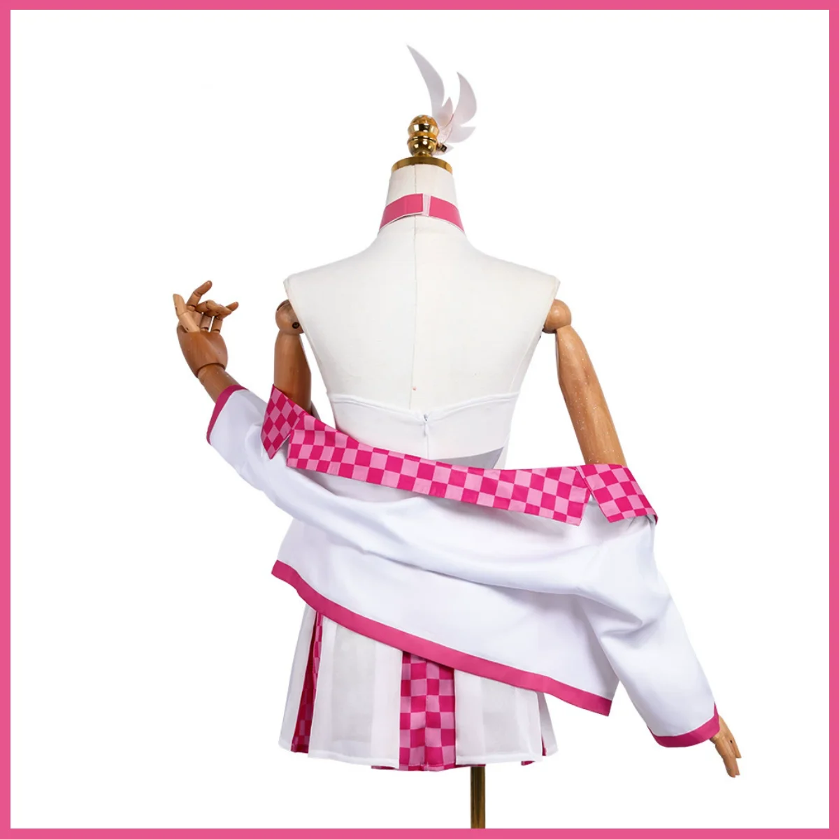 أزياء أنيمي مصير/كاليد اينر إيلياسفييل فون آينزبرن التأثيرية أزياء سباق السيارات الموحدة تنورة حللا شعر مستعار امرأة مثير كرنفال البدلة