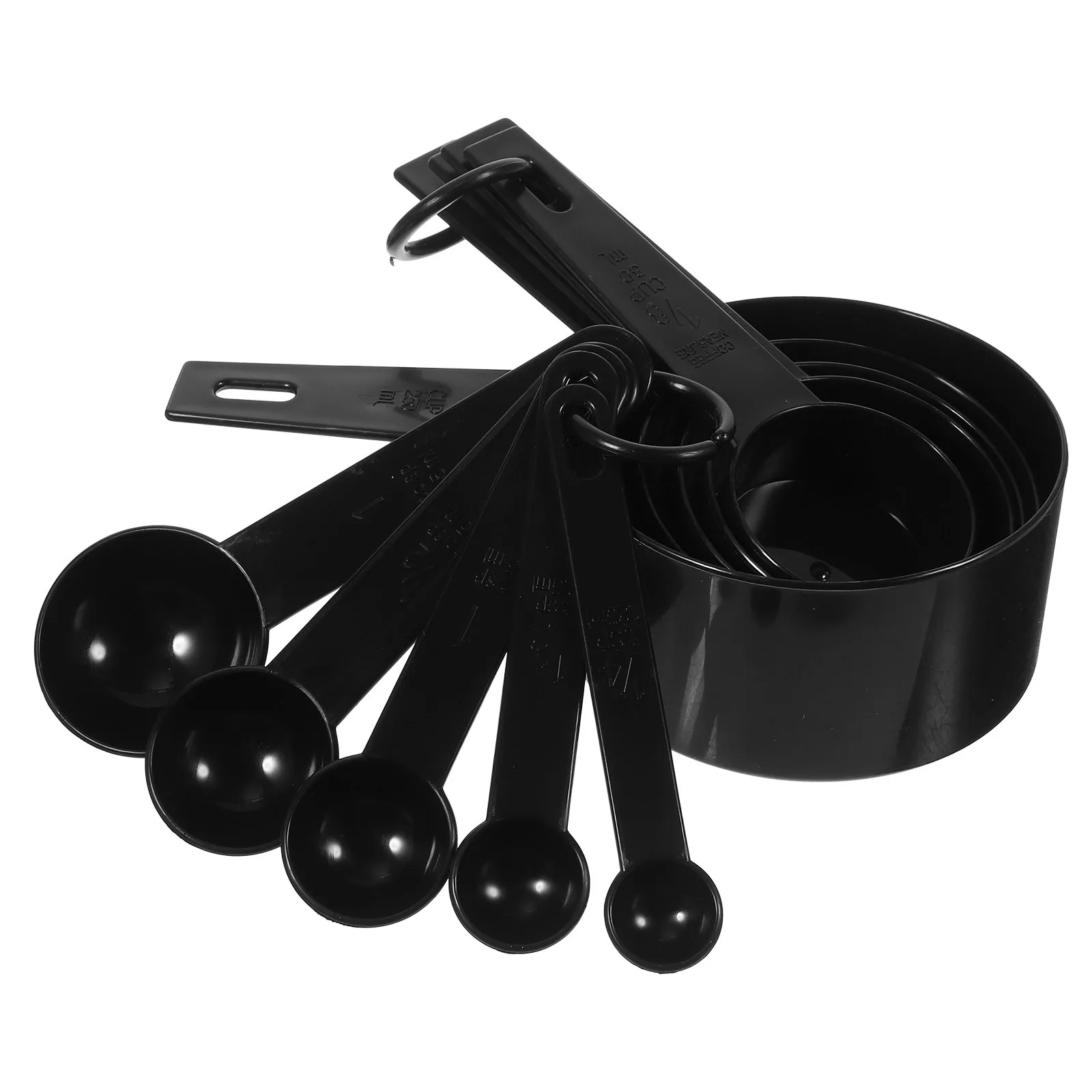 

1Set Baking Measuring Spoon Kit Premium PP Material Kitchen Measuring Cups Polished Handle Comfortable Grip Cooking Metering
