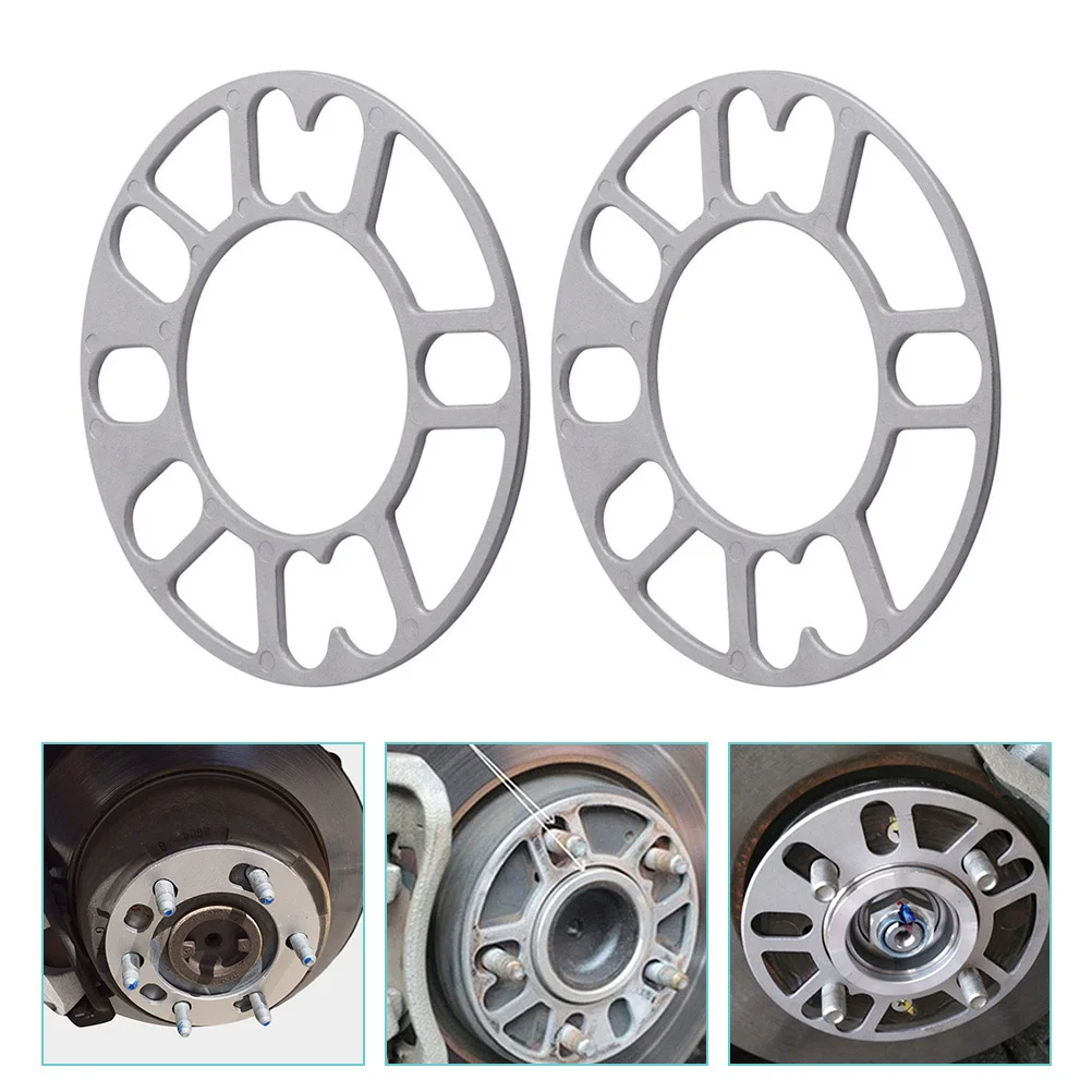 

2 pcs Aluminum Alloy Hub Spacers 10Mm Car Wheel Spacer For Vehicle Stability Wide Fitment Universal Accessories Motorcycle