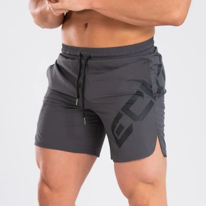 Men\'s Summer Gym Fitness Skinny Casual Motorcycle Shorts Sports Quick Dry Basketball Short Pants Beach Running Jogger Sweatpants