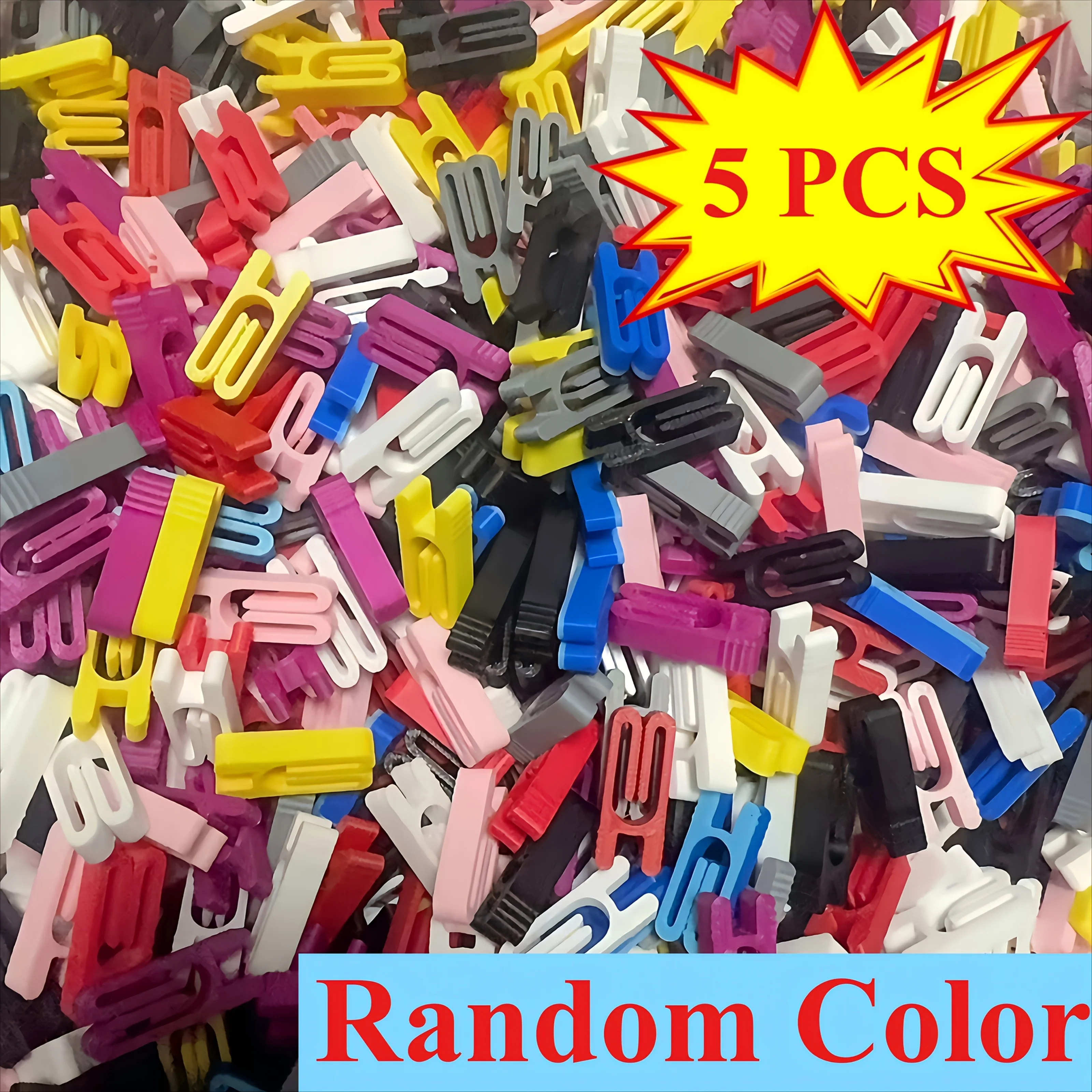 5/10/20Pcs Multi‑Color Food Sealing Clips Random Color Snack Bag Sealer Moisture Proof Clips for Home Kitchen Camping Tea Coffee