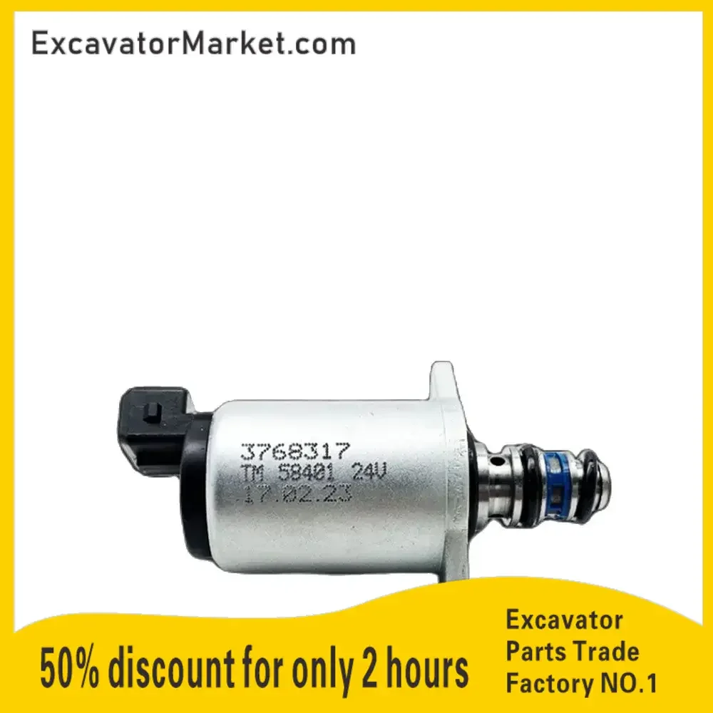 

3768317 Sany Pile High Machine Pilot Proportional Solenoid Valve TM58401 Parker Original Imported Solenoid Valve 24V Excavator