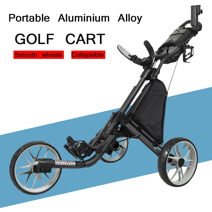 CADDYTEK EZ Series V8 Golf Bag Universal Adjustment Tricycle Folding Cart