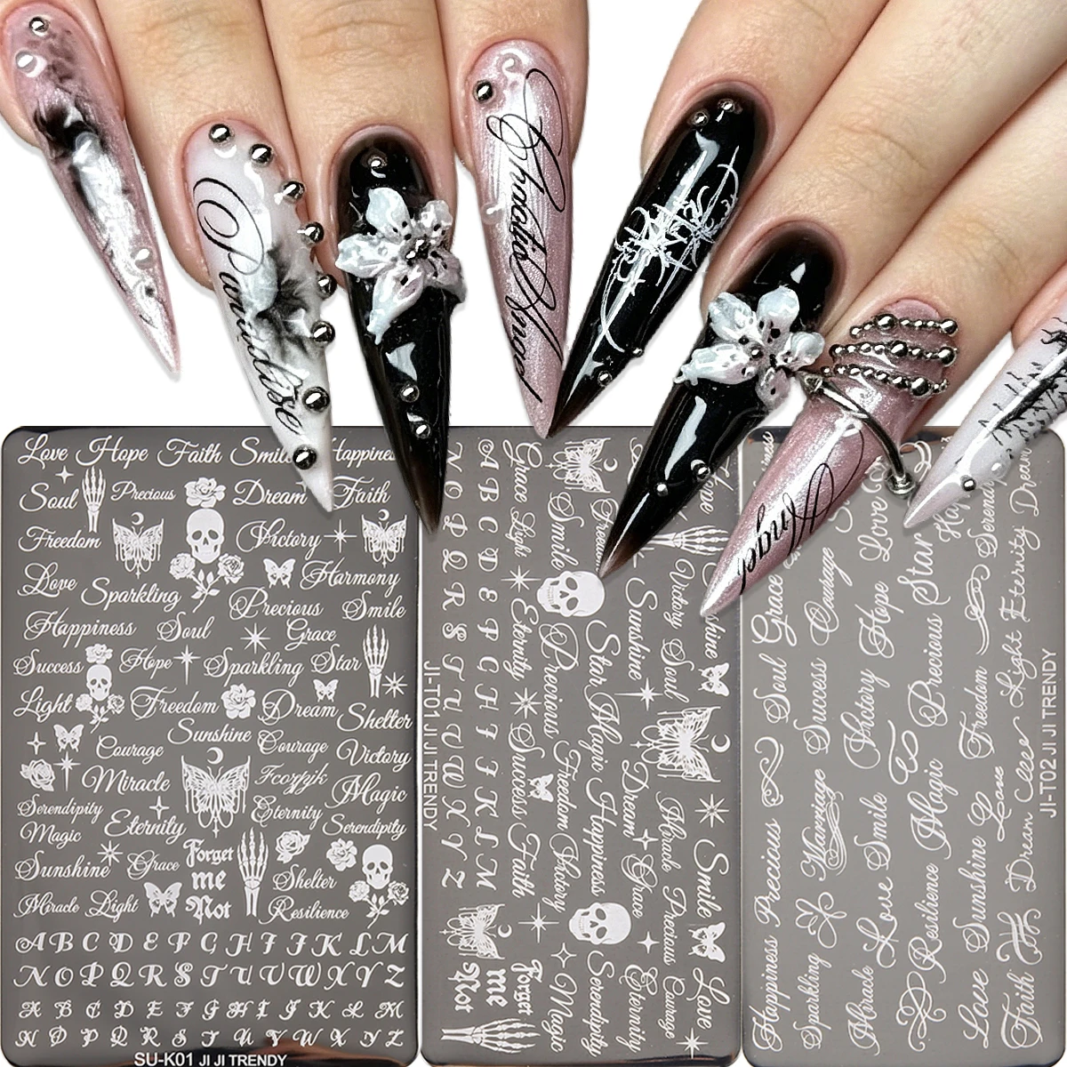 Gotycka płytka do stemplowania – Nail Art Gothic recenzja i cena
