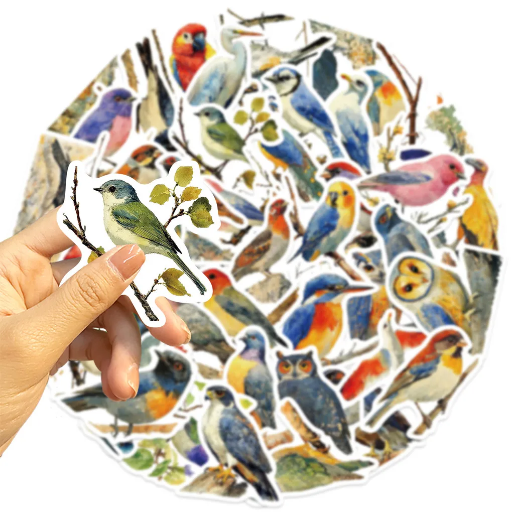 50개 만화 수채화 새 그래피티 스티커 - 기타, 노트북 및 여행 가방용 방수 DIY 장식 AnimeWorlds Store