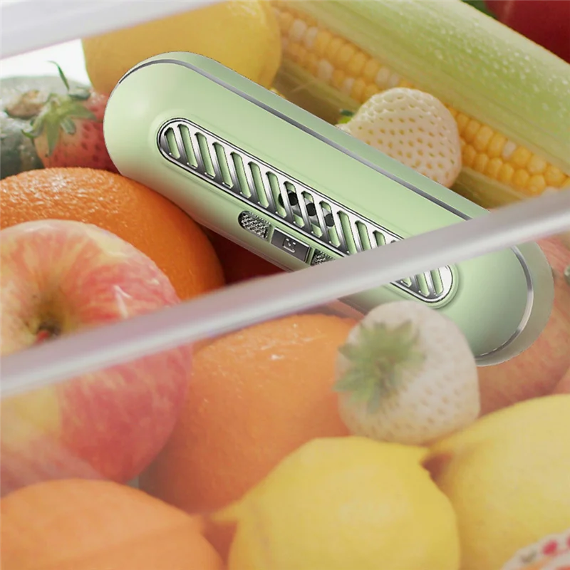 Desodorizador de geladeira seguro e saudável, desodorizador de geladeira, eliminador de odor, manter alimentos frescos, branco, fácil de usar