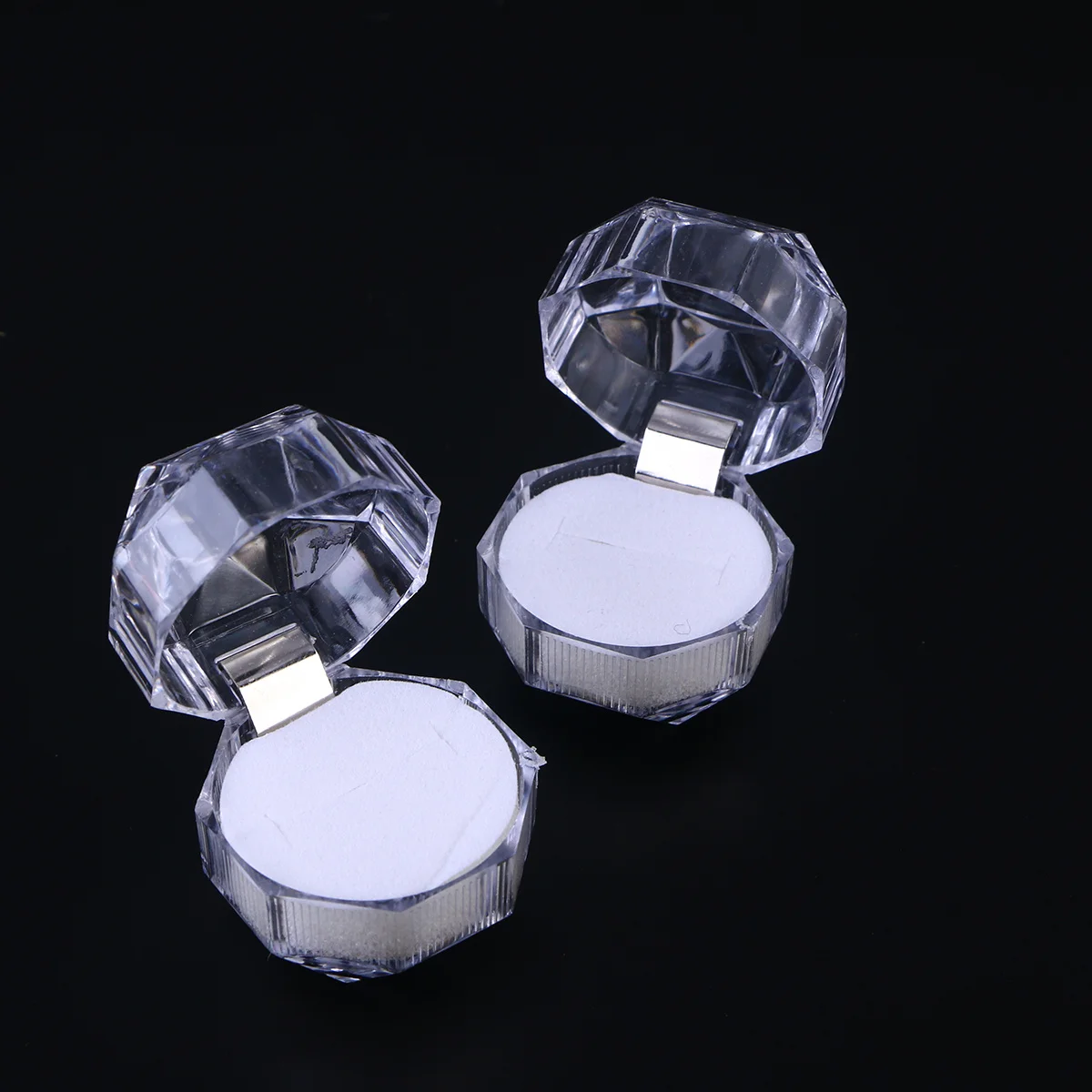 

20 шт. акриловая шкатулка для драгоценностей, легкая модная витрина для ожерелья, подвесок, свадебное обручальное кольцо, держатель для дома, отеля