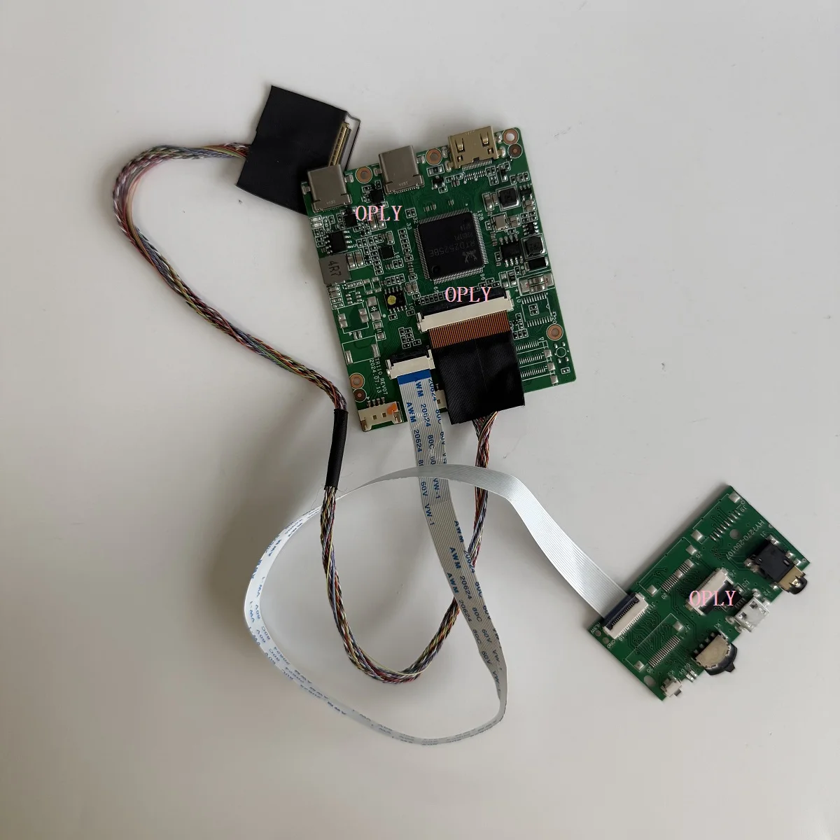 MINI HDMI-compatible Control Board LVDS 2 TYPE-C kit for N101ICG 10.1“ N101ICG-L21 B121EW09 V5 B121EW09 LED 40pin 12.1