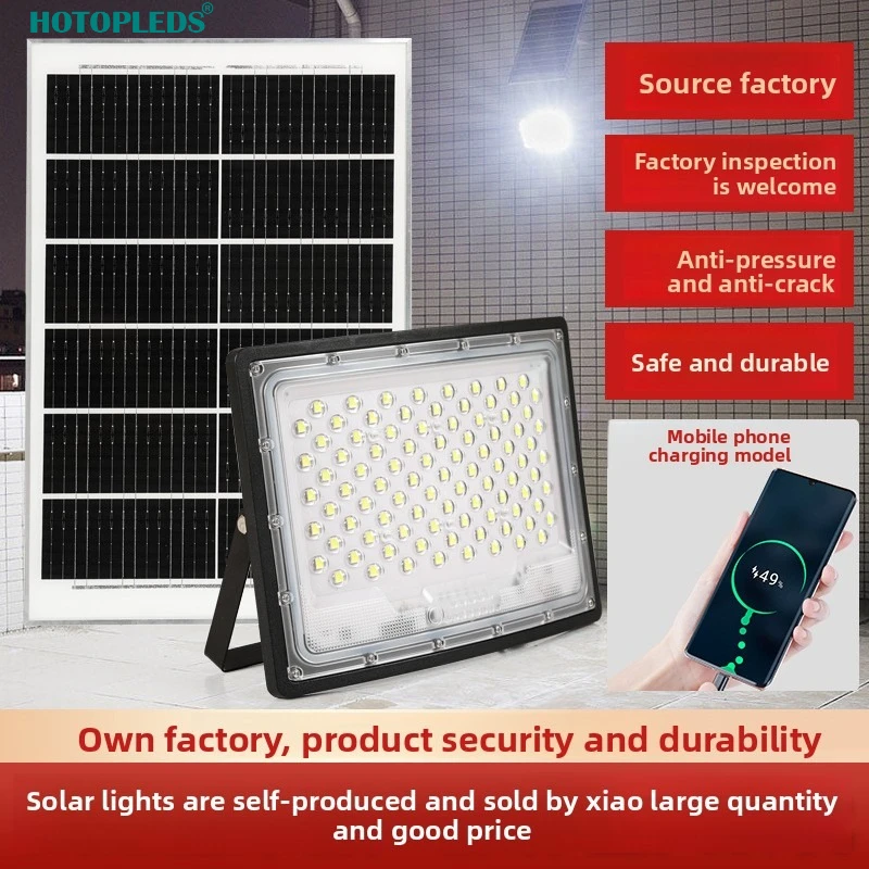 

New Solar Outdoor Garden Light Automatically Lights Up After Dark Outdoor Solar Floodlight Charging ED Solar Light